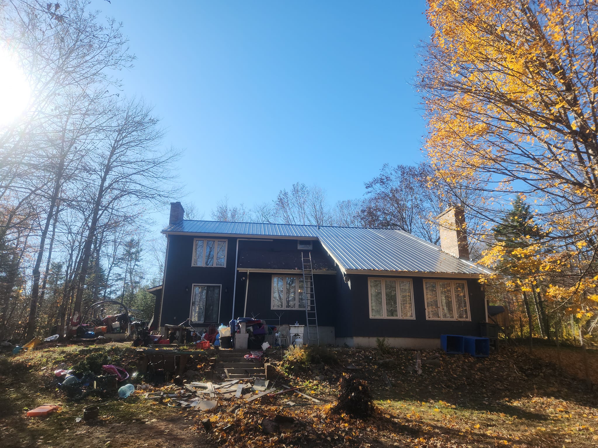 Completed roofing project